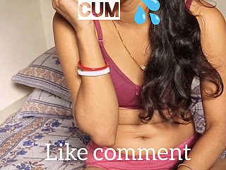 Indian hot wife masturbating