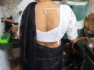 Hot Indian Stepsister Fucks Me in the Kitchen After Dad Leaves - Sagita Sharm