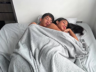 I Share Hotel Room with My Latina Hermastra and I Fuck Her Huge Ass, I Come on Her Rich Pussy
