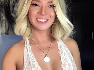 Ex wifey blonde homemade solo masturbation fun