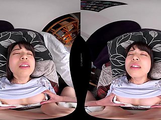 Japanese VR Passion Explodes With Darkhaired Babe Heat