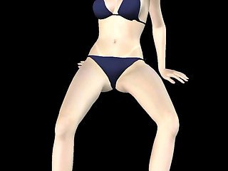 Animated 3D Porn - Very Beautiful Girl Masturbating with Banana Till Orgasm