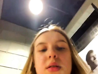 Full Naked Girl Masturbate in Public