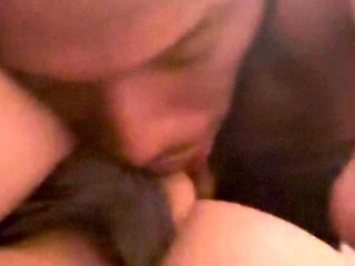 A lil white bitch slaving for that BBC