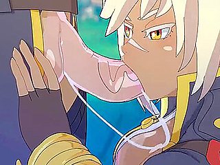 Big Blast Fury ( Hentai ) - Busty Blonde Get Fucked Outdoor With Car Toon