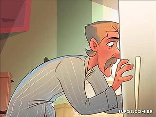 Snack at dawn with the maid Cleusa - Hentai Portuguese BR