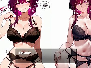 Ready for an epic role-play session with your girlfriend Kafka?