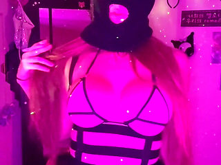 Artemisia Love Sexy Outfit and Balaclava Smoking Session for You