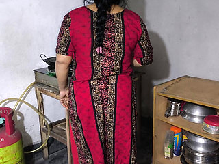 My aunty was cooking so I hugged her and started fucking her in the ass.