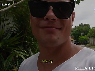 He Offered the First Slut on the Street to Suck a Dick for Good Money.the Bit...