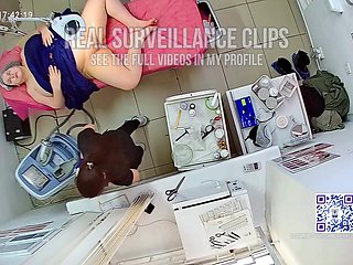 Surveillance camera in a hair removal salon