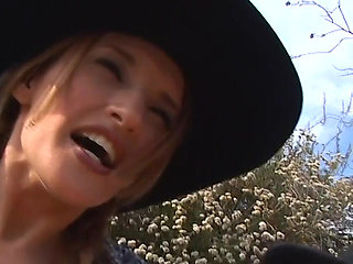 Cowgirls fucking nasty cowboy outdoor