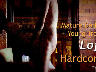 Mature Stepdaddy and Young Trans Girl Lofi Hardcore Fuck