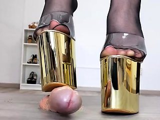 Foot fetish Close up feet and toes tease