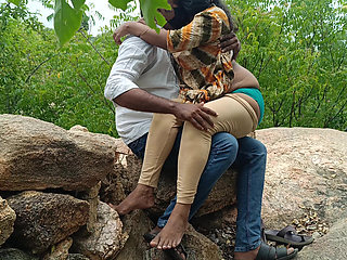 Outdoor Sitting Fuck with Step Sister