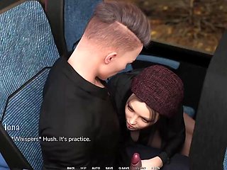 Taboo University - Super hot Punk Woman Gives Me a Hj Inwards a Public Bus - THREE DIMENSIONAL Porno Games