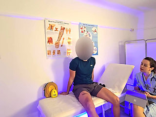 Real UK Nurse Blows Me in Clinic!