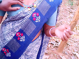 Indian Outdoor Sex. Desi Bhabi Secret Fucking Hubby in Forest. Telugu Dirty Talks.