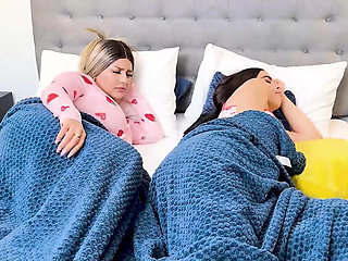 Naty Delgado Horny Stepsis Caught Masturbating In My Bed And Begs For Hardcore Fucking