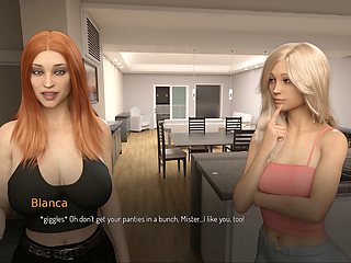 Let's dive into a porn game featuring big boobs and booty action