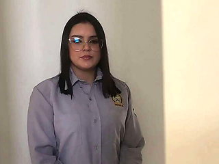 The Gorgeous Security Guard, Melanie, Greets Me with a Hot Blowjob - FULL STORY