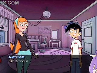 Scorching ebony monster girl with big boobs in a steamy unicorn-themed ASMR hentai game