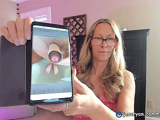 Hot MILF Jess Ryan Rates Small Dick & Teases in Sexy Cam Show - Big Tits & Ass