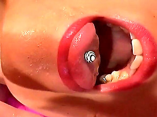 Fishnet Brunette Spread Wide for Hungry Cocks