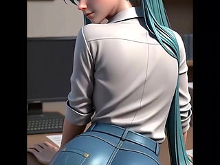 AI anime girls dancing compilation