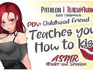 Pov: Friend Teaches You How To Kiss (asmr Make-out Session)