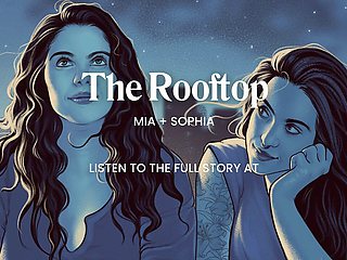 Dominant girlfriend makes you explode on the rooftop in this ASMR lesbian audio experience