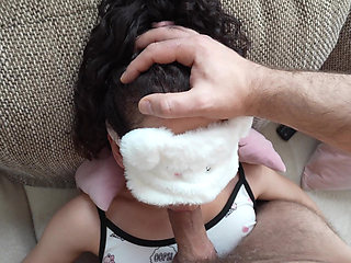 Stepdaddy Facefucks Me and Cums Right in My Mouth