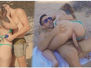 Hot White Bubble Butt Portuguese Gets Picked Up In The Beach - Antonio Mallorca