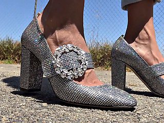 Viva Athena Flaunts New Heels for Her Man