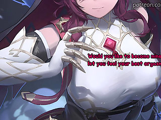 Rosaria from Genshin Impact makes your cock suffer (Edging JOI)