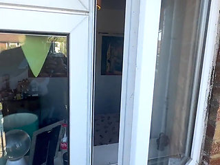 Filming Through an Open Window Lucky on Looker Films Us