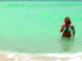 Horny Redhead with Big Natural Boobs Gets Fucked After a Nice Day at the Beach