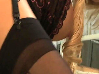 Busty Unleashed Scene-1_busty Blonde MILF Stacey Saran Enjoys Fucking in Lingerie with Her Client in the Workshop