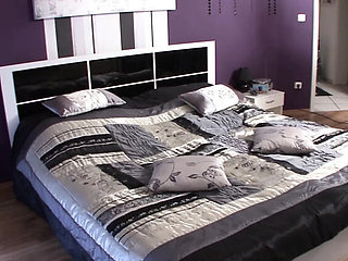 German Blonde Amateur Fucks Boyfriend Hard in Hotel Room - Blowjob & Facial