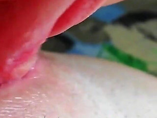 Cunnilingus Close-up, Eating My Pussy Every Morning