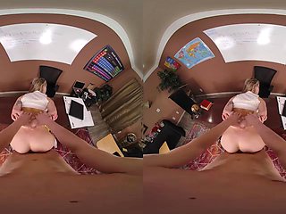 Final VR Conk Test Before Date - Fuck Your Hot Blonde College Friend Hailey Reid XXX Parody VR Porn