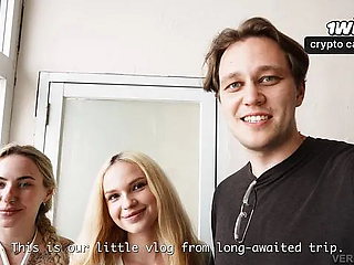 Hong Kong Travel Vlog Ends in Threesome