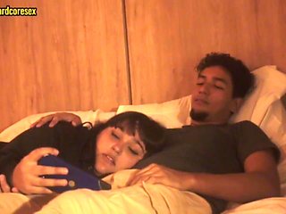 My stepsister is so hot, I'm kissing her tight pussy all night