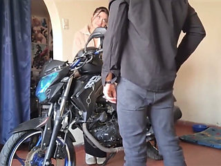 My Stepsis Sucks My Cock and Gives Me Ass When I Take Her for a Ride on My Motorcycle