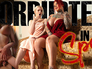 Two Sexy Girls Fuck in Spa