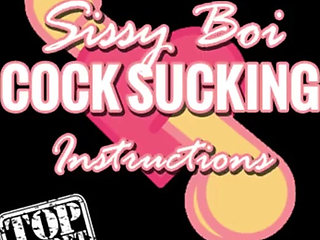 AUDIO ONLY - Sissy boi cock sucking instructions cum countdown
