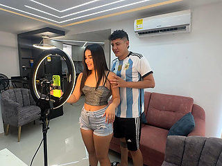 My Little Stepsister Wants to Be an Influencer and I Help Her with My Big Famous Cock