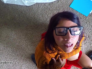 Cumshot Compilation Facial, in Mouth, Glasses, & Lactating