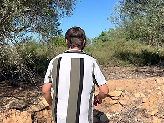 I went for a run in the fields and ended up getting caught, used, and fucked by a creeper who was watching me