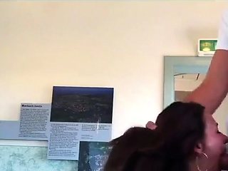 Big-Titted Amateur MILF Flashing in Public